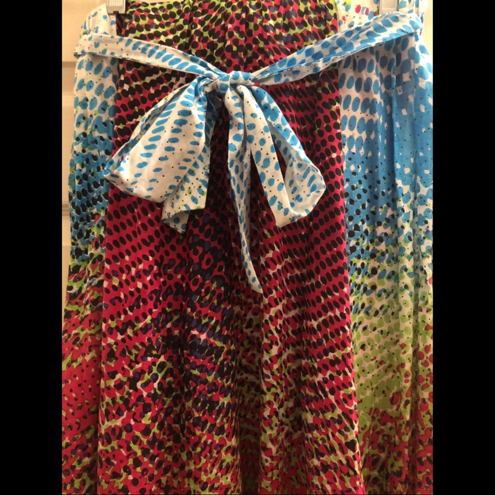NWT Colorful Flowy Skirt